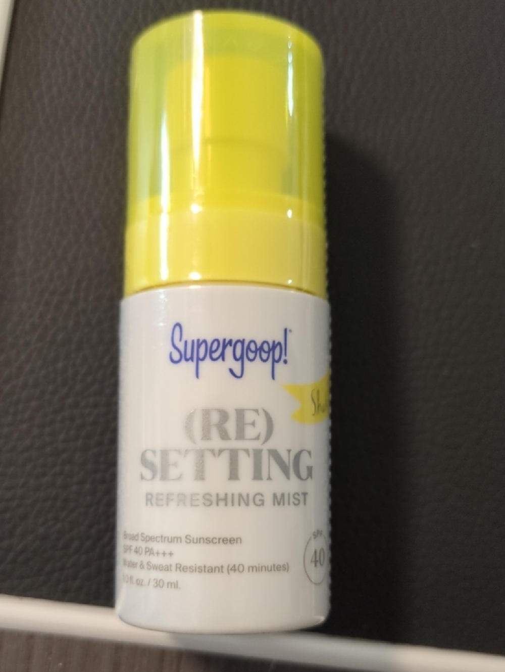 Supergoop! Yellow & White Refreshing Setting Mist